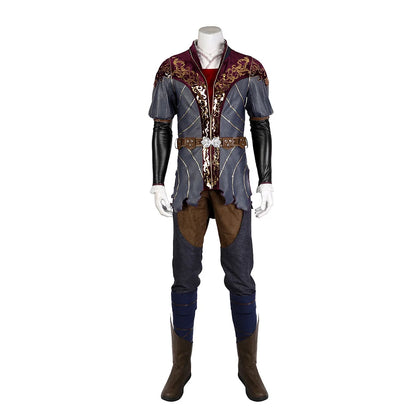 Fantasia Astarion Cosplay Costume Baldur Cos Gate Men Top Pants Full Set Disguise Outfits Man Halloween Carnival Suit