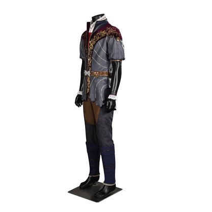 Fantasia Astarion Cosplay Costume Baldur Cos Gate Men Top Pants Full Set Disguise Outfits Man Halloween Carnival Suit