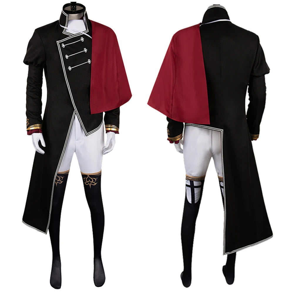 Fantasia Gerhard Cosplay Clothing Anime Nursery Of Delico Fantasia Costume Men Roleplay Male Halloween Carnival Party Clothes