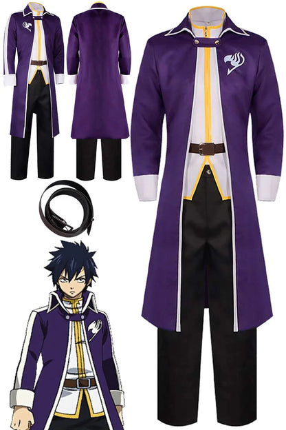 Fantasia Gray Fullbuster Cosplay Clothing Anime Fairy Cosplay Tail Disfraz Costume Male Fantasy Halloween Carnival Party Clothes