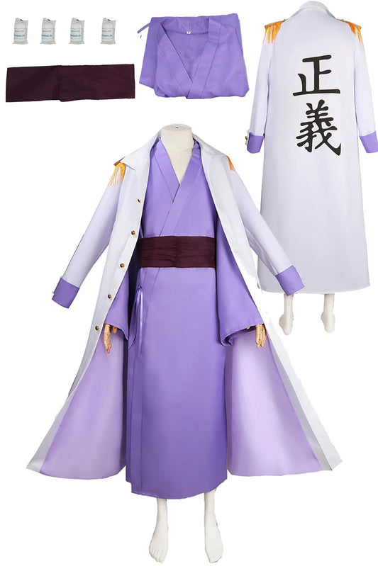 Fantasia Issho Cosplay Robe Cape Clothing Anime Pirate Disfraz Costume Adult Men Roleplay Male Halloween Carnival Party Clothes