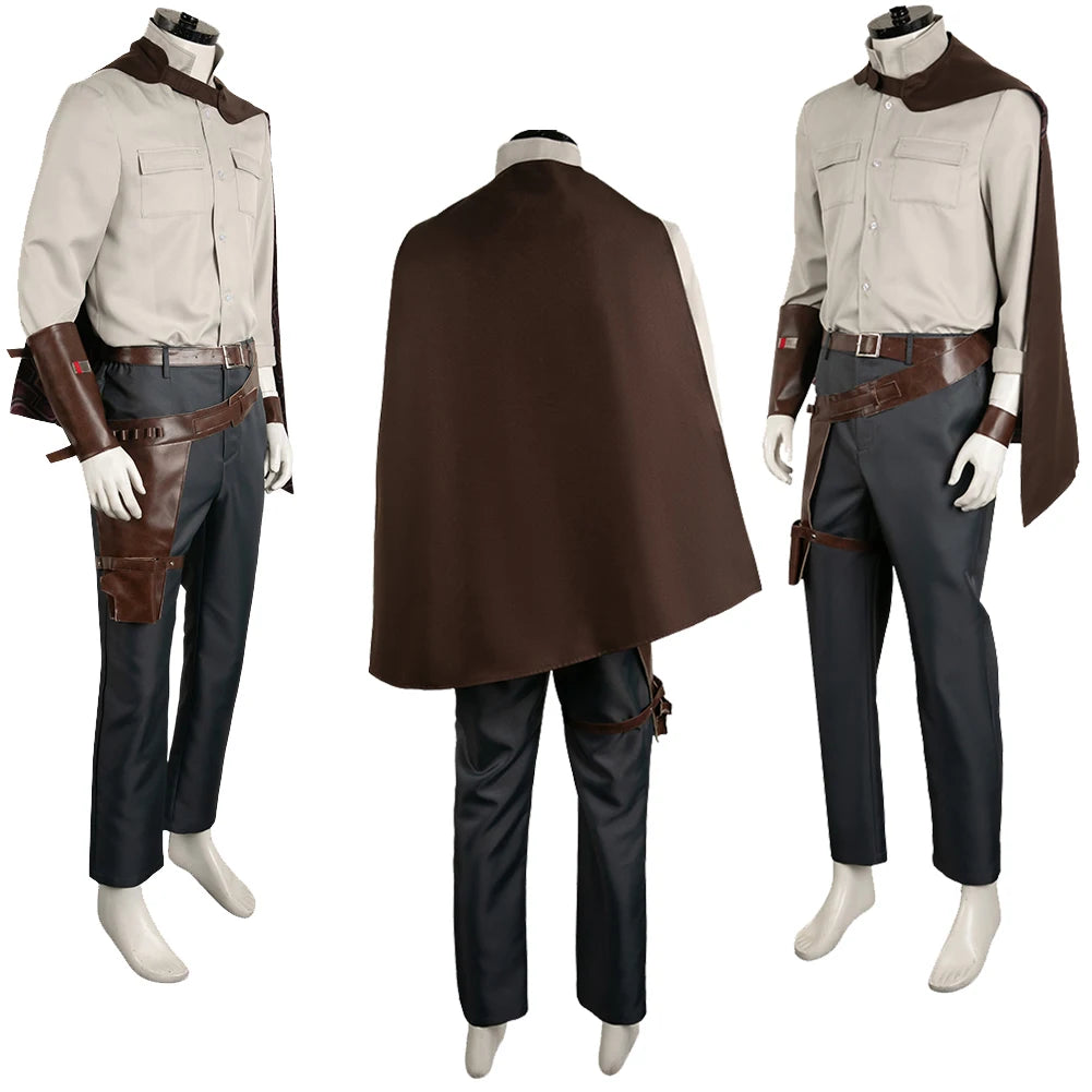 Fantasia Jaylen Cosplay Holster Cloak Clothing Game Space Battle Disfraz Costume Men Fantasy Halloween Carnival Party Clothes