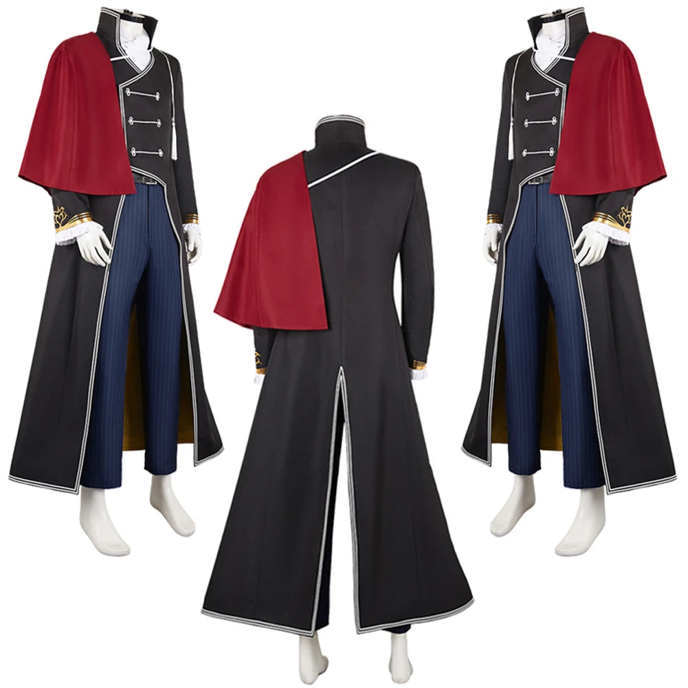 Fantasia Vampires Dali Cosplay Clothing Anime Nursery Of Delico Disfraz Costume Men Fantasy Halloween Carnival Party Clothes