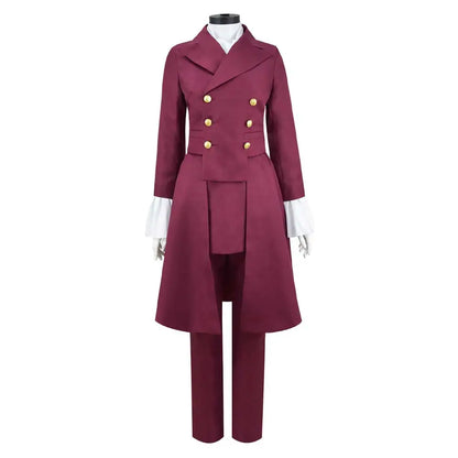 Fantasy Cagalli Yula Athha Cosplay Uniform Red Tailcoat Long Coat Anime Mobile Costume Outfits Halloween Carnival Party Suit