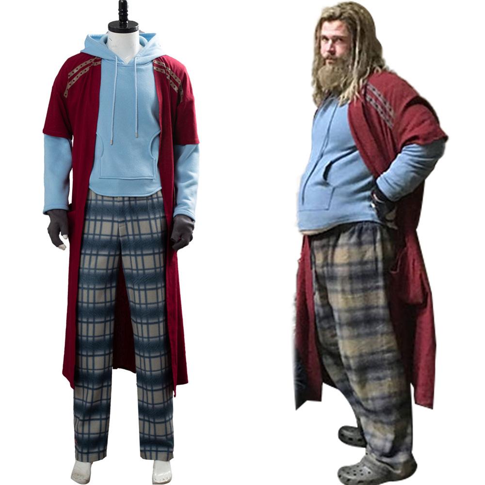 Fat Thor Cosplay Costume men women autumn winter long coat Halloween Cosplay undefined Suit Boy Men