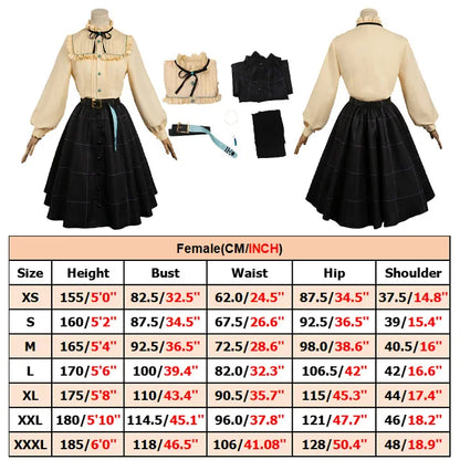 Female Manhattan Cafe Cosplay Costume Anime Prettying Derby Fantasy Shirt Skirt Belt Outfits Women Halloween Carnival Party Suit