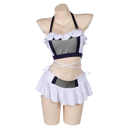 Final Fantasy 7 Tifa Cosplay Fantasia Bikini Swimwear Costume Outfits Adult Women Girls Summer Swimsuit Halloween Carnival Suit