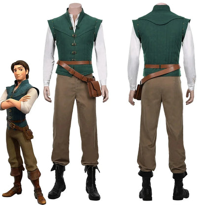 Flynn Rider Cosplay Costume Adult Carnival Uniform Halloween Anime Halloween Costumes