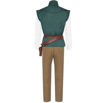 Flynn Rider Cosplay Costume Adult Carnival Uniform Halloween Anime Halloween Costumes