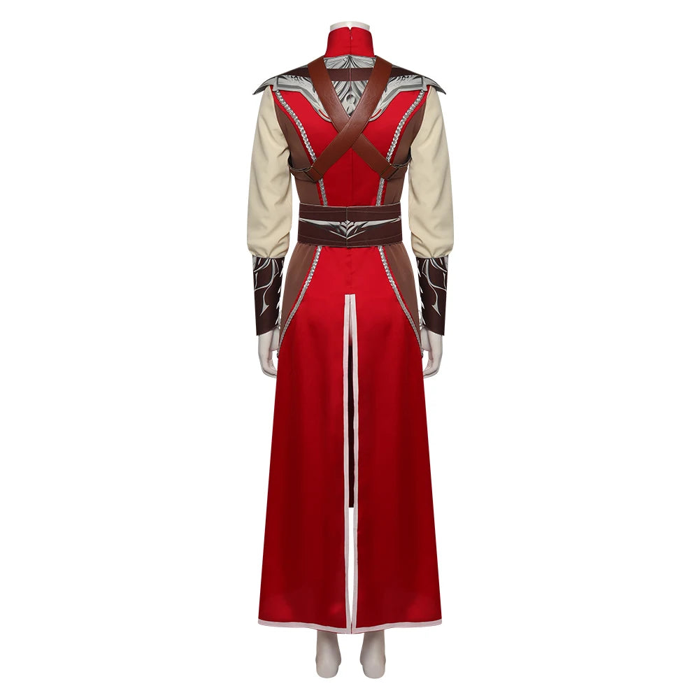 Game Baldur Cos Gate 3 Cosplay Costume Celestial Warlock Female Uniform Dress Women Outfits Fantasy Halloween Carnival Role Suit