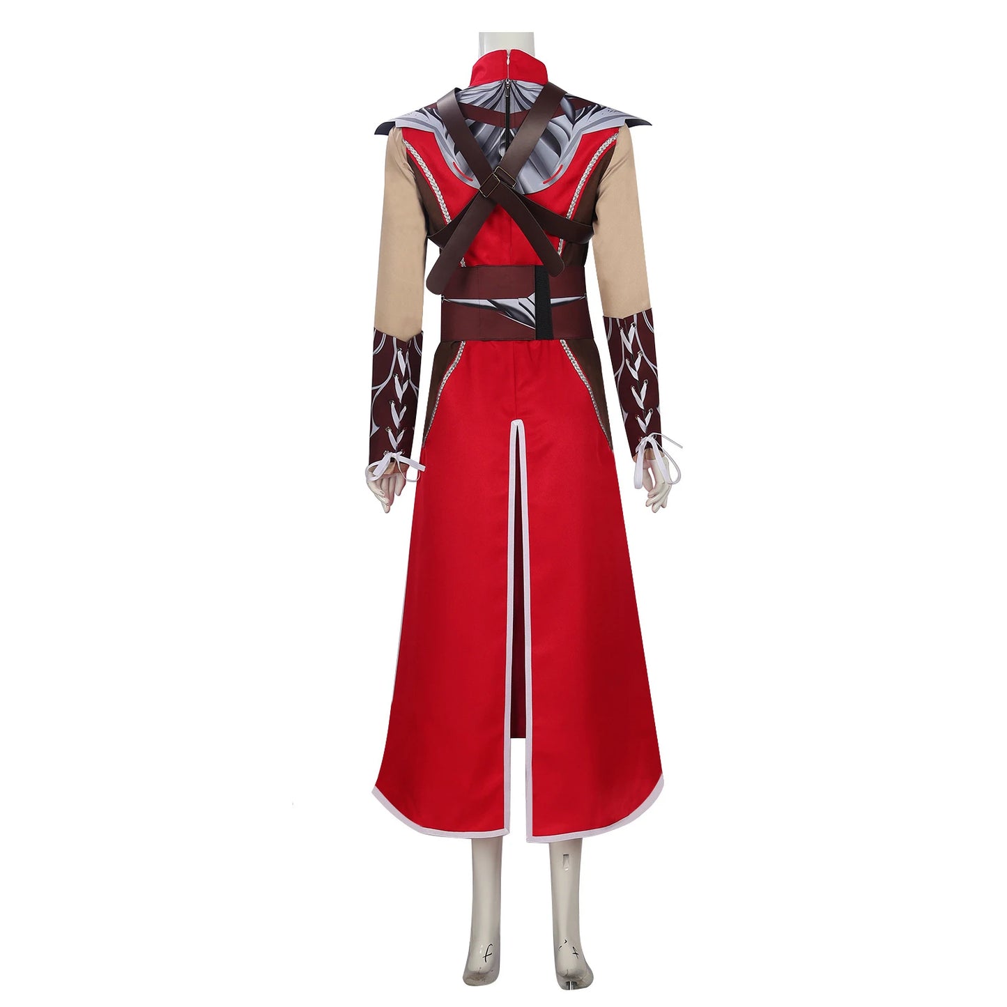 Game Cosplay Warlock Costume Adult Women Fantasia Battle Uniform Dress Suit Halloween Carnival Party Disguise Outfits