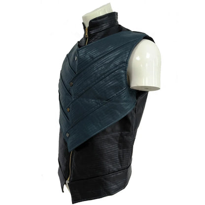 Game Costume Hero Vergil Waistcoat DMC Cosplay Vest Adult Singlet Men Performance Sleeveless Tops