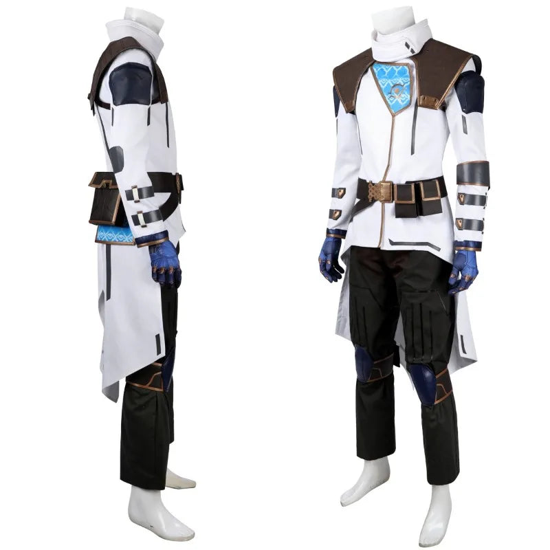 Valorant Game Cypher Cosplay Costume Full Set with Hat Coat Pants Custom Size Available