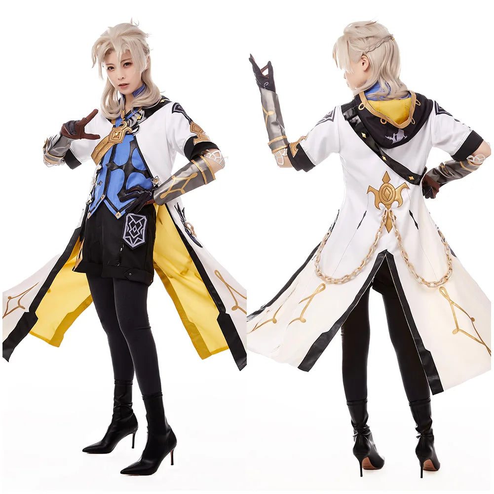 Game Albedo Cosplay Costume Outfits Halloween Carnival Costumes