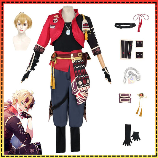 Game Genshin Impact Thoma Cosplay Costume Thoma Cosplay Genshin Anime Clothes Halloween Costumes