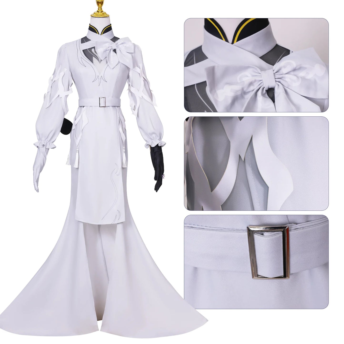 Game Honkai Star Rail Constance Cosplay The Dahlia Costume Women Luxury Elegant Fantasia Dress Suit Halloween Carnival Gown