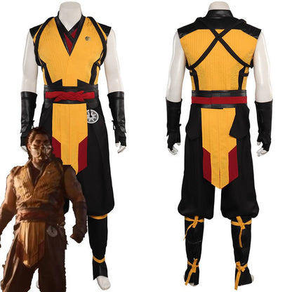 Game Mortal Cos Kombat 1 Scorpion Cosplay Costume Adult Men Roleplay Fantasia Outfit Halloween Carnival Party Clothes Disguise