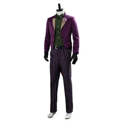 Game Mortal Cos Kombat 11 Joker Cosplay CostumeCoat Vest Pants Shirt Full Suit For Men Adult Halloween Costumes