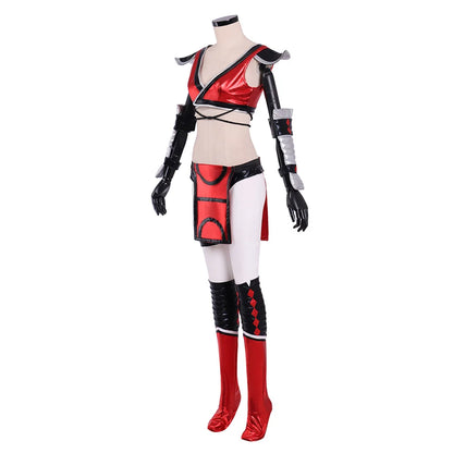 Game Mortal Kombat 11 Skarlet Cosplay Costume Women Sexy Bikinis Shorts Suits Halloween Carnival Theme Party Battle Outfits