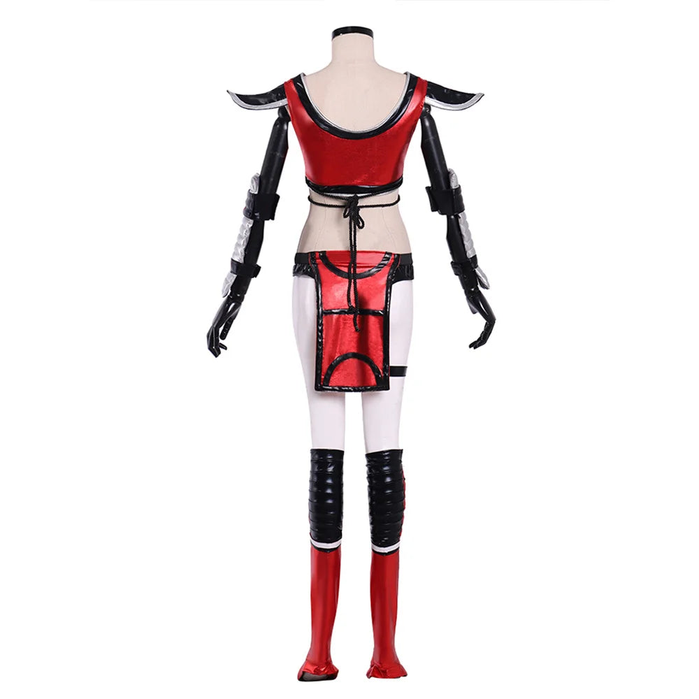 Game Mortal Kombat 11 Skarlet Cosplay Costume Women Sexy Bikinis Shorts Suits Halloween Carnival Theme Party Battle Outfits