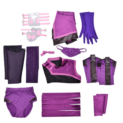 Game Mortal Kombat Mileena Cosplay Costume for Adult Women Sexy Purple Uniform Suits Halloween Carnival Party Battle Outfits