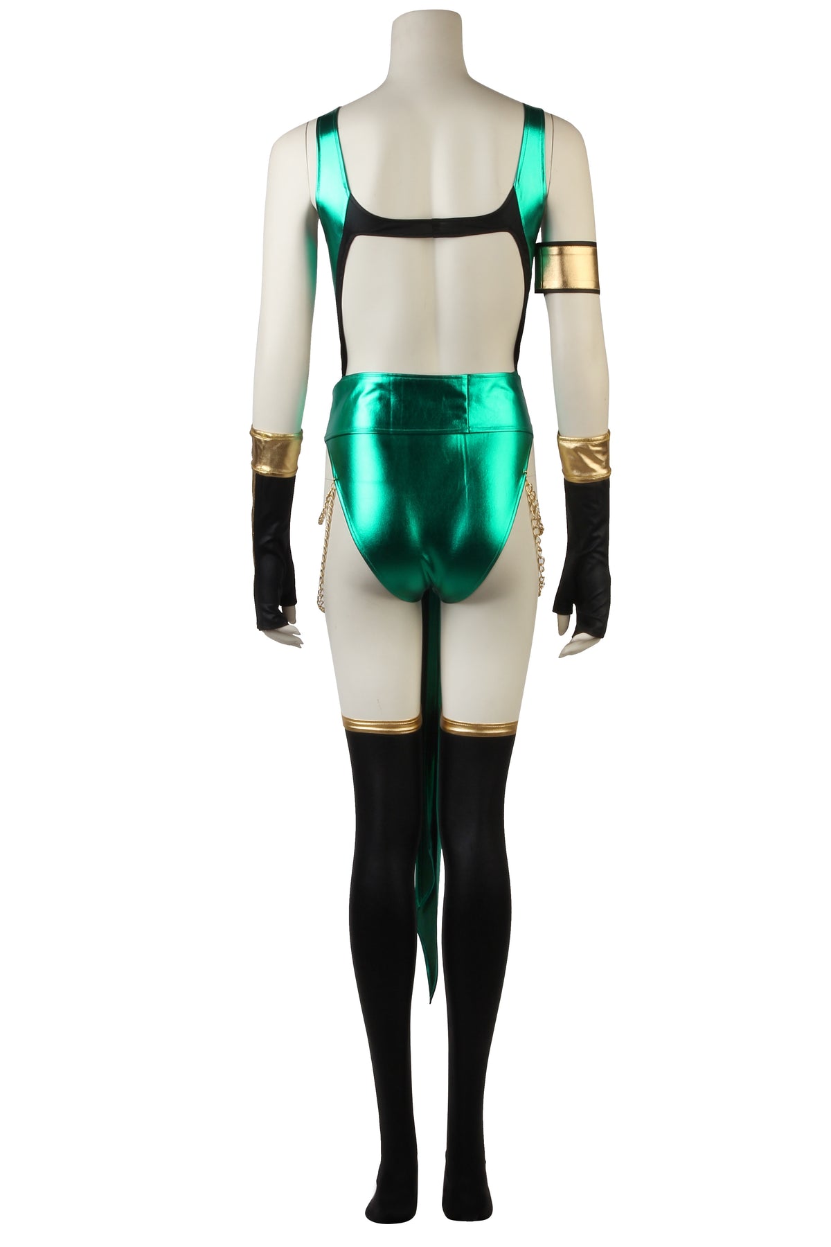 Game Mortal Kombat X Jade Costume Cosplay Blue Sexy Tights Battle Combat Women&#39;s Outfit Adult Full Suit Halloween