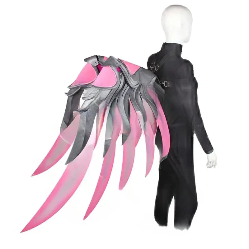 Game Pink Skin Wings Accessories Anime Cosplay Costume Props Halloween For Men Women Custom Made Gifts