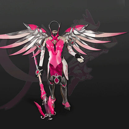 Game Pink Skin Wings Accessories Anime Cosplay Costume Props Halloween For Men Women Custom Made Gifts