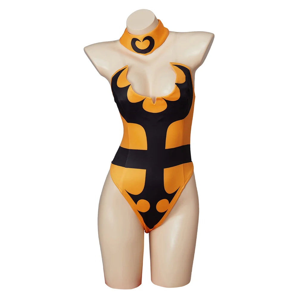 Game Series Mortal Kombat Tanya Cosplay Costume Women's Sexy Bodysuit Fighting Outfit Halloween Theme Party Battle Suits