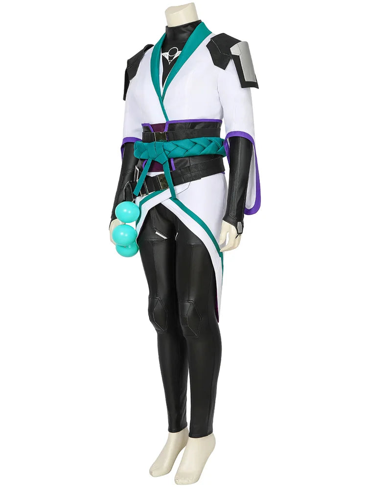 Game Valorant Sage Cosplay Costume Adult Women Halloween Carnival Outfit  Fancy Party Suit