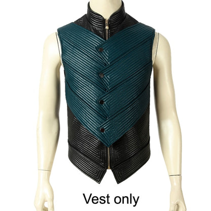 Games DMC 5 Vergil  Cosplay Costume Halloween Carnival Fashion Clothing Complete Outfit With Jacket Boots