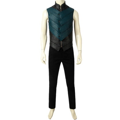 Games DMC 5 Vergil  Cosplay Costume Halloween Carnival Fashion Clothing Complete Outfit With Jacket Boots