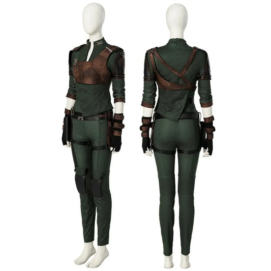 Gamora Cosplay Costume Adult Jumpsuits Coat Wig Suits Girls Halloween Carnival Disguise Party Costume