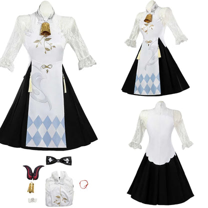 Ganyu Cosplay Costume Genshin Impact Top Skirts Game Role Play Women Girls Dress Outfits Fancy Halloween Carnival Party Suit