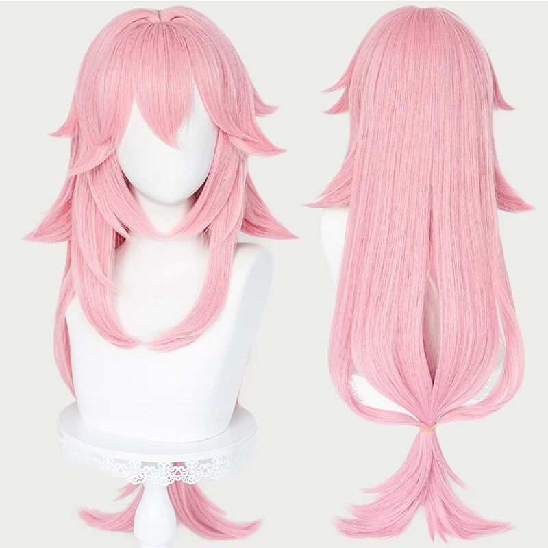 Genshin Impact Yae Miko Guuji Yae Cosplay Costume Genshin Deguisement Wig Dress Party Outfit Halloween Costumes for Women Girl