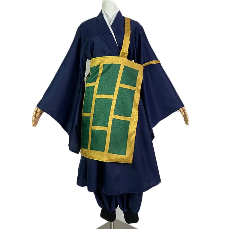 Geto Suguru Cosplay Costume Black Blue kimono School Uniform Anime Clothe Halloween Costumes For Women Man