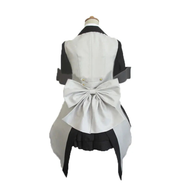 Takahashi Minami Cosplay Dress Costume Maid Uniforms white and Black Girl's School Uniform Woman Dress for Party