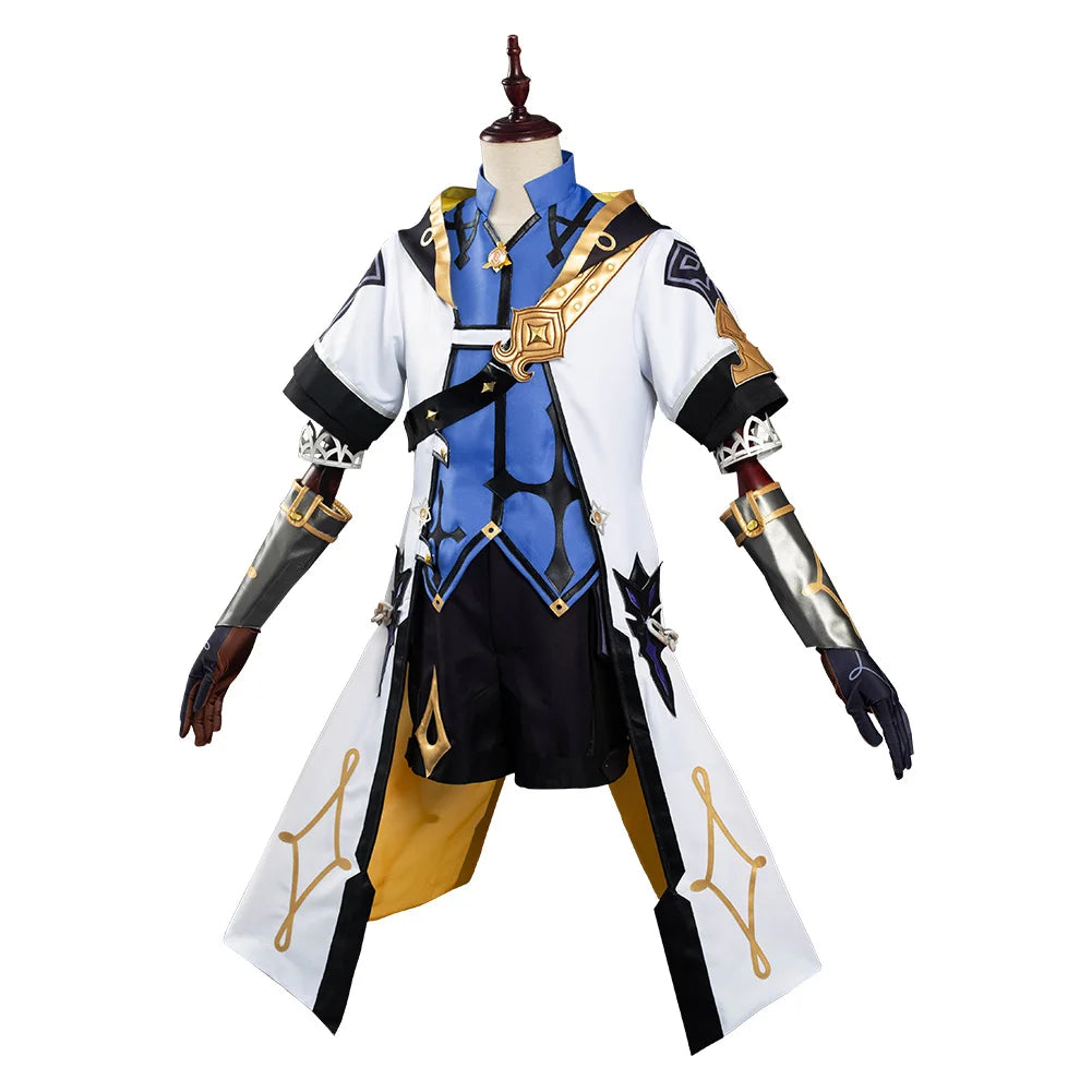 Game Albedo Cosplay Costume Outfits Halloween Carnival Costumes