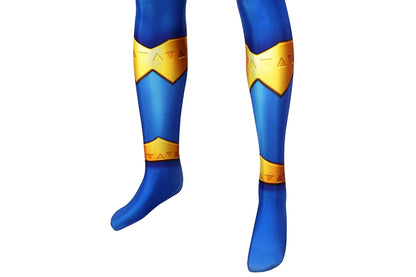 Kishryu Sentai Ryusoulger Cosplay Costume Blue Dino Ranger Melto Bodysuit Halloween Masquerade Cool Print Zentai Jumpsuit