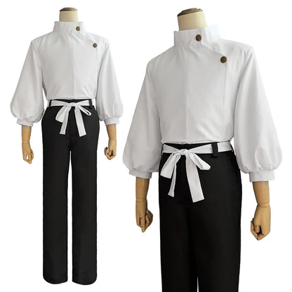 Jujutsu JJK Manga Anime Yuta Okkotsu Cosplay Costume Wig Jacket Pants Uniform Rose Net Synthetic Halloween Christmas