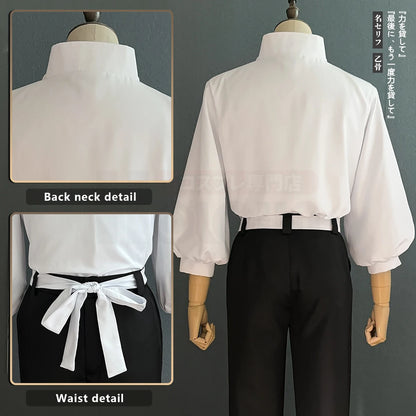 Jujutsu JJK Manga Anime Yuta Okkotsu Cosplay Costume Wig Jacket Pants Uniform Rose Net Synthetic Halloween Christmas