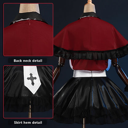 OSHI NO KO Anime Ruby Hoshino Cosplay Costume Wig Shirt Shawl Skirt Rose Net Synthetic Fiber Halloween Christmas