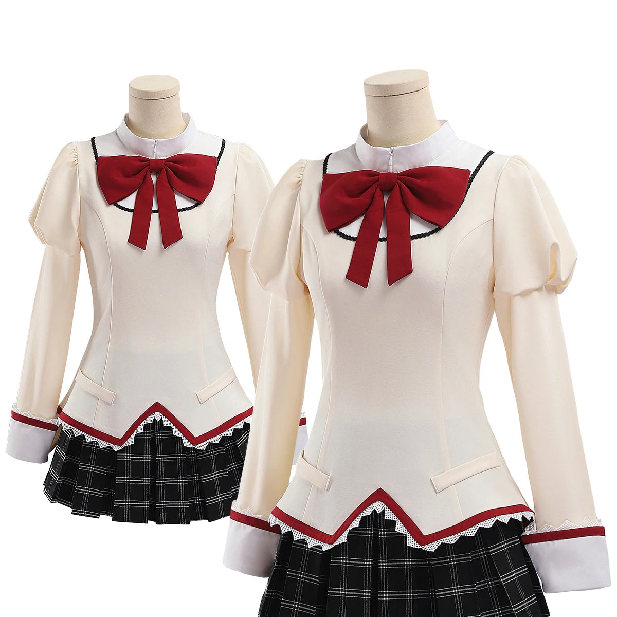 Puella Magi Madoka Magica Anime Kaname Madoka Cosplay Costume Jk Skirt Akemi Homura Tomoe Mami Miki Sayaka Sakura Kyoko