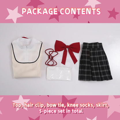 Puella Magi Madoka Magica Anime Kaname Madoka Cosplay Costume Jk Skirt Akemi Homura Tomoe Mami Miki Sayaka Sakura Kyoko