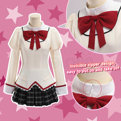 Puella Magi Madoka Magica Anime Kaname Madoka Cosplay Costume Jk Skirt Akemi Homura Tomoe Mami Miki Sayaka Sakura Kyoko