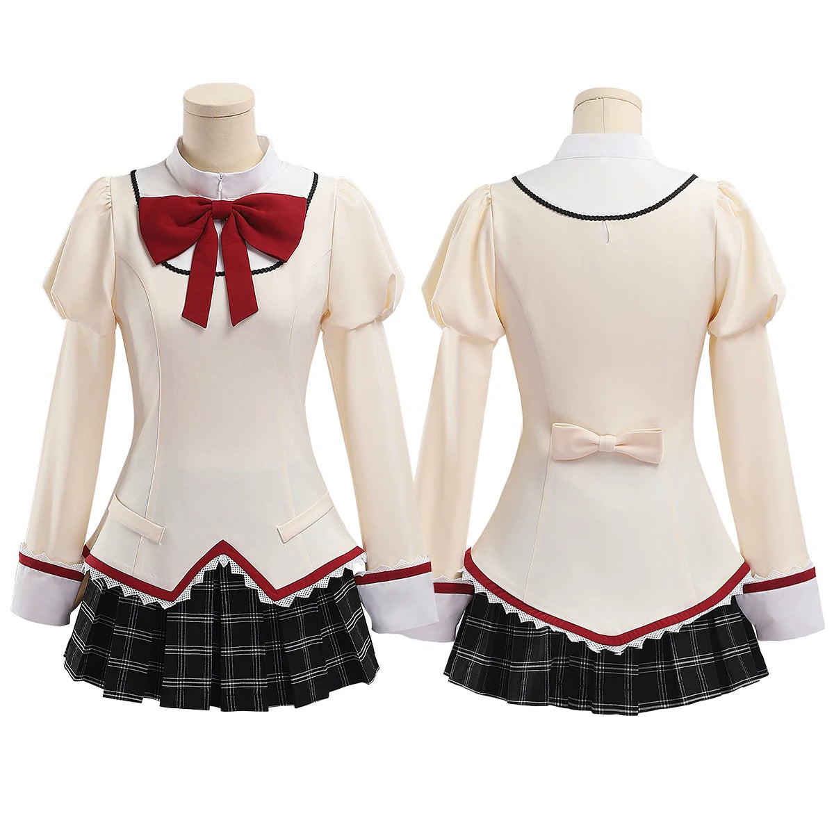 Puella Magi Madoka Magica Anime Kaname Madoka Cosplay Costume Jk Skirt Akemi Homura Tomoe Mami Miki Sayaka Sakura Kyoko