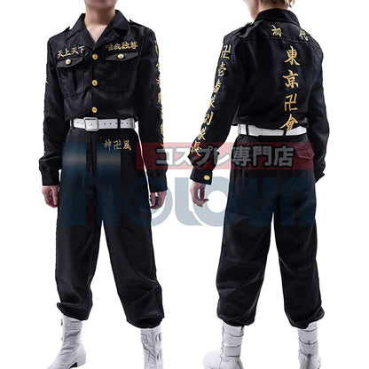 Tokyo Anime Cosplay Costume First Generation Toman Special Attack Uniform Embroidery Vice-President Captain