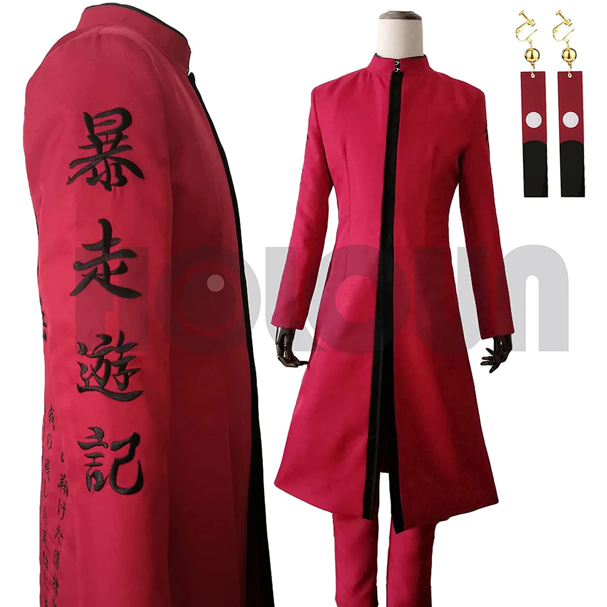 Tokyo Anime Izana Kurokawa Cosplay Costume Tenjiku Embroidery Characters  Coat Pants 2 Versions Halloween Christmas