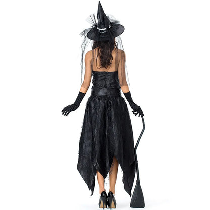 Plus Size Women Sexy Witch Costume Halloween Sexy Adult Witch Cosplay Woman Carnival Fantasia Fancy Dress Female Funny Outfits