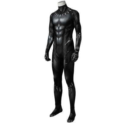 Cosplay War Costume T'Challa Cosplay Costume Outfit Jumpsuit Bodysuit Mask Halloween Costumes